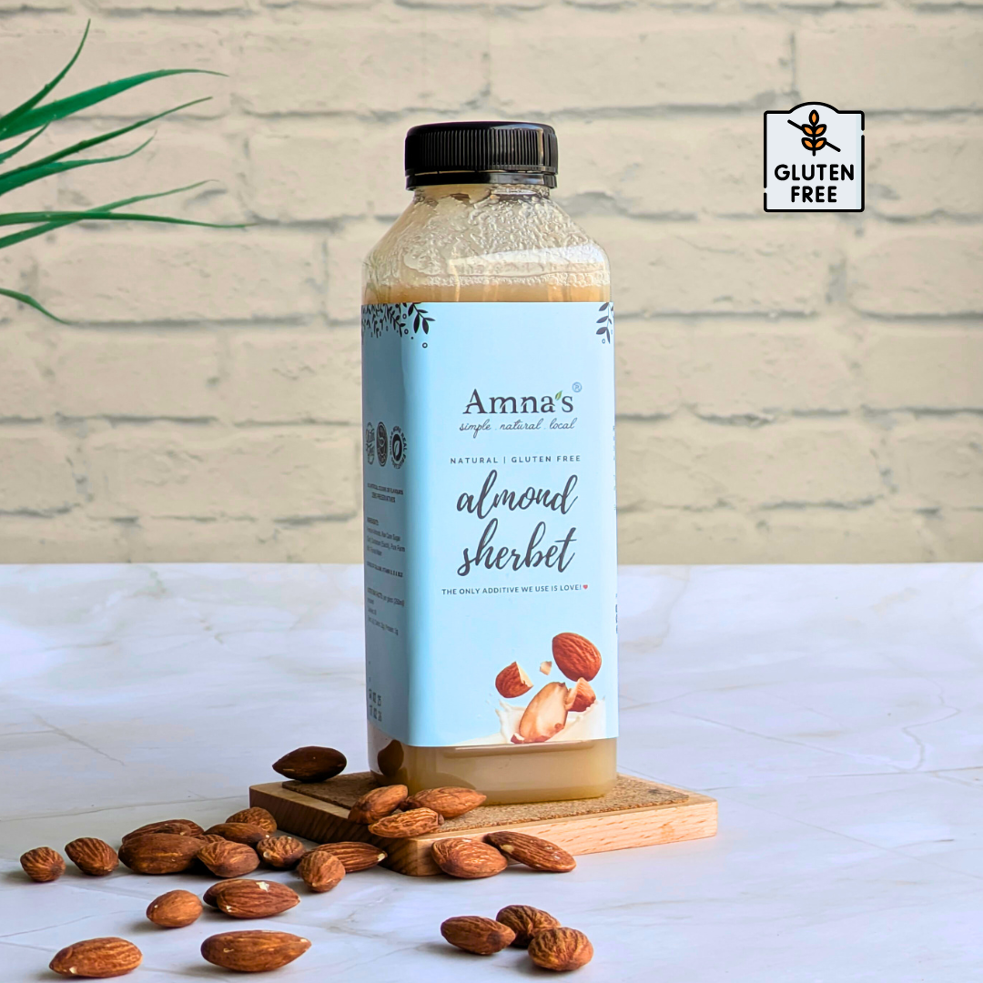 Refreshing almond sherbet drink for summers in Pakistan
