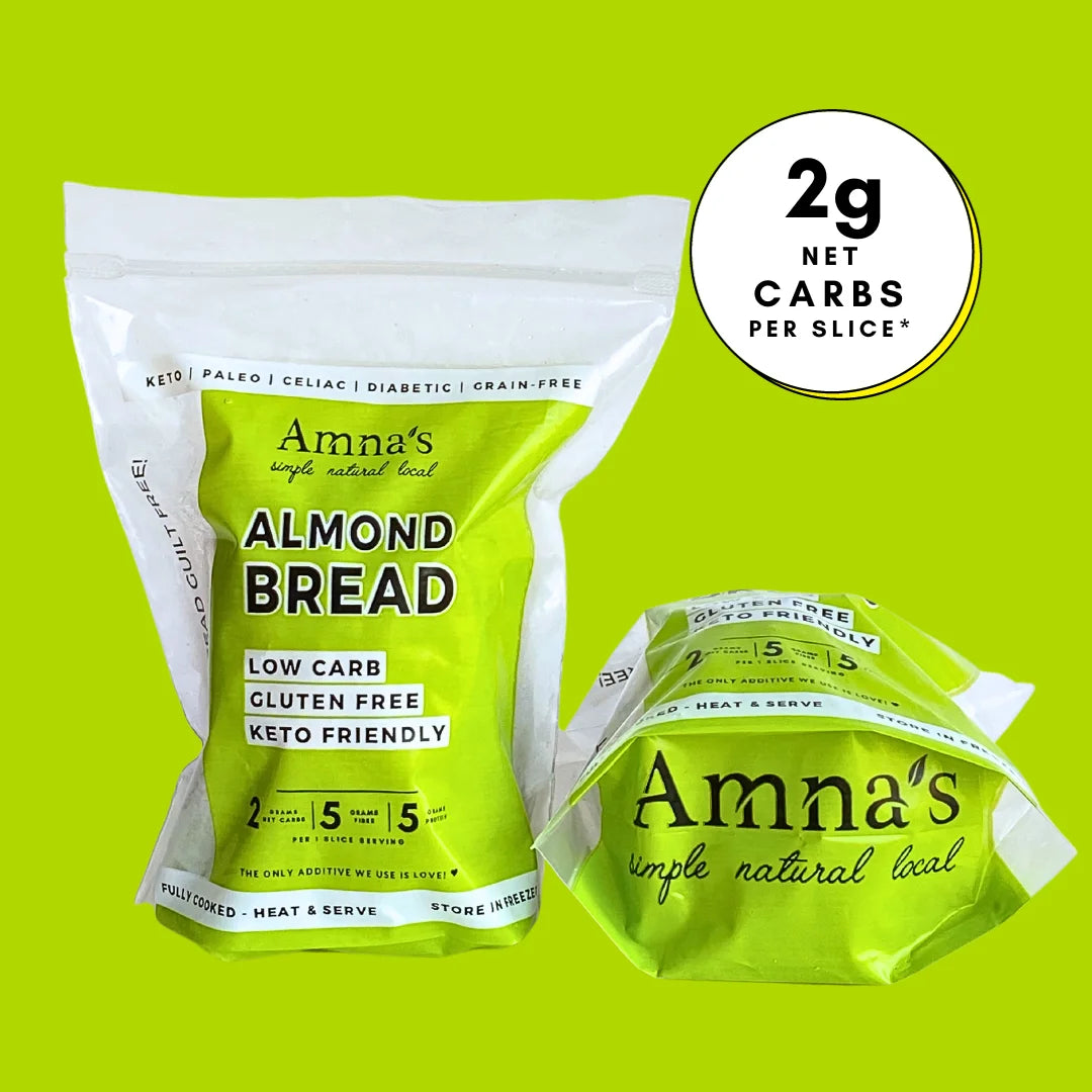 low carb gluten free almond bread for celiac diabetic PCOS keto weightloss diet 