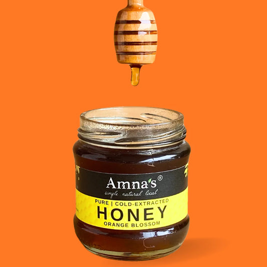 best orange blossom honey pakistan buy online - amnasorgnaics