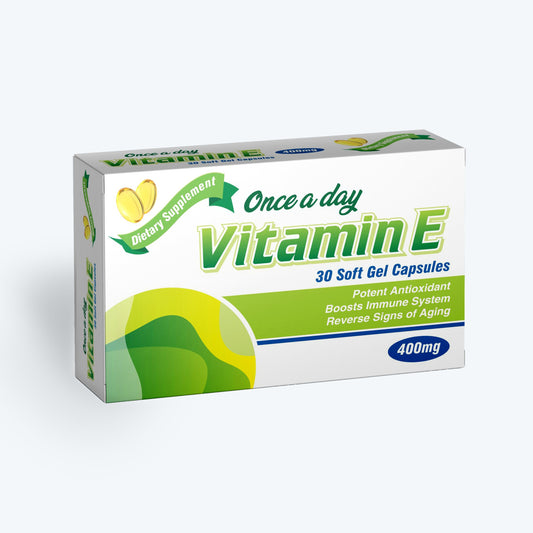 Vitamin E - 30 soft Gel Capsules - - gluten free foods Pakistan Lahore Islamabad Karachi Amna's Naturals & Organics