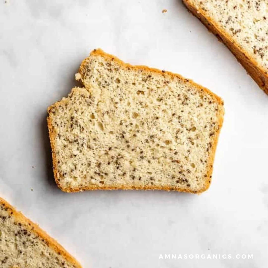 Almond Bread: Gluten-Free, Keto, Paleo, and Diabetic - - gluten free foods Pakistan Lahore Islamabad Karachi Amna's Naturals & Organics