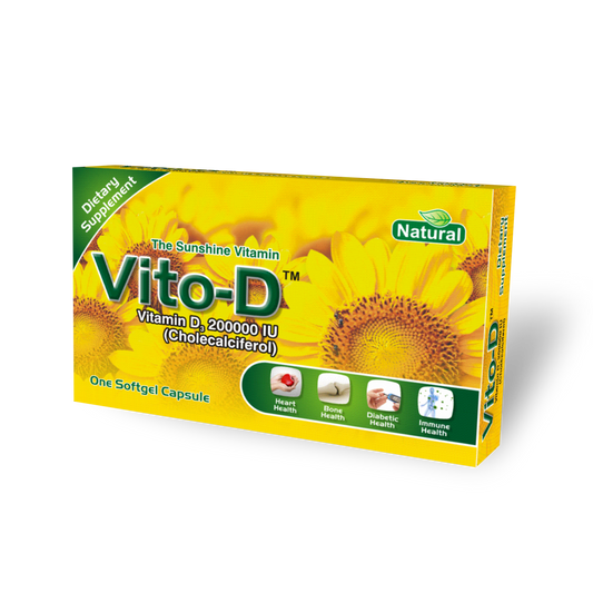 Vitamin D3 (200000 IU) - single monthly dose - - gluten free foods Pakistan Lahore Islamabad Karachi Amna's Naturals & Organics
