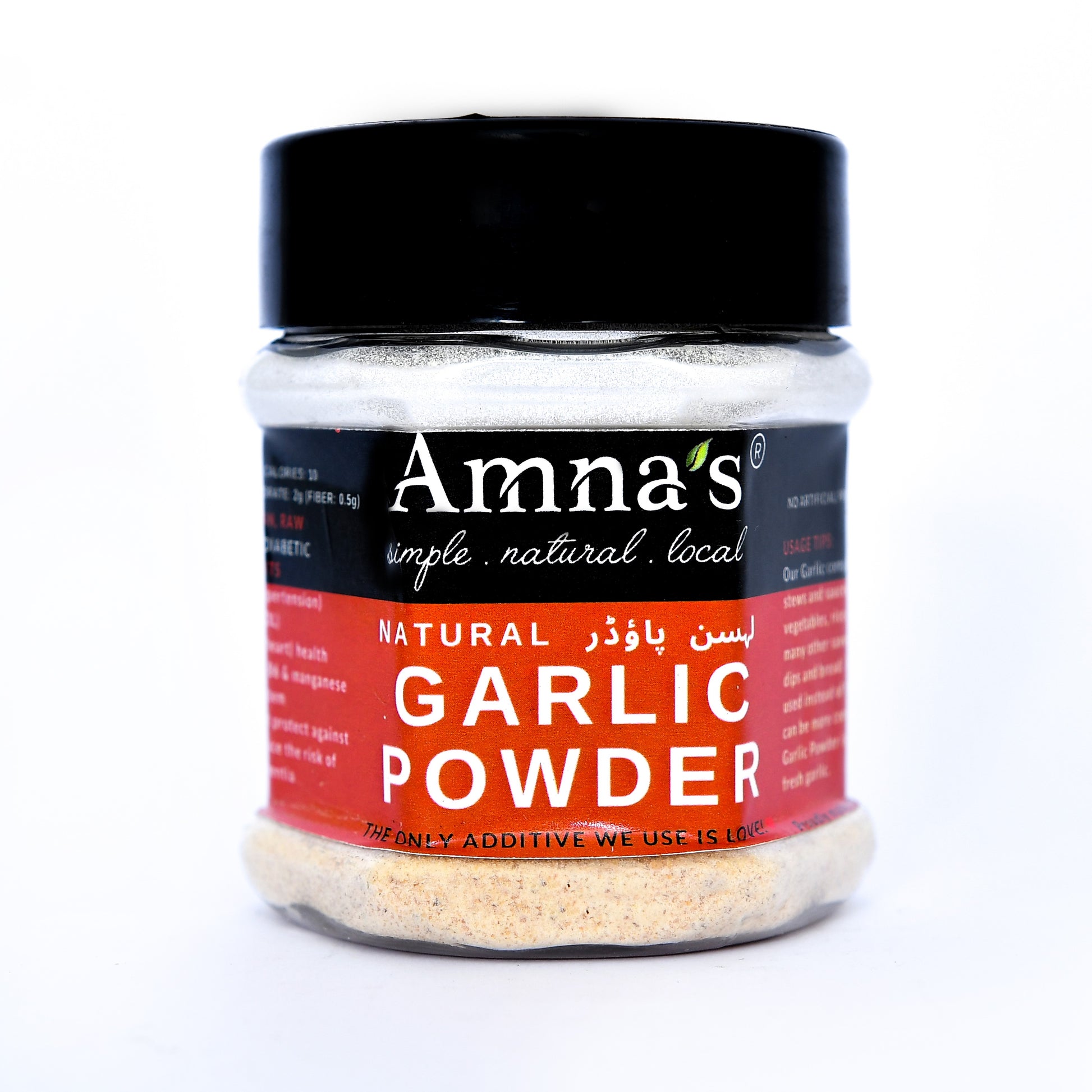 Garlic Powder - - gluten free foods Pakistan Lahore Islamabad Karachi Amna's Naturals & Organics