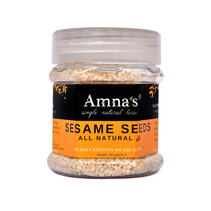 SESAME SEEDS (white) - تل - - gluten free foods Pakistan Lahore Islamabad Karachi Amna's Naturals & Organics