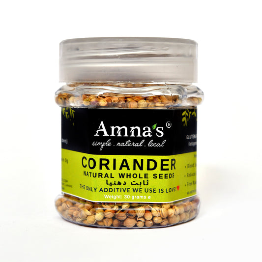 Coriander (Dhania) | All-Natural - - gluten free foods Pakistan Lahore Islamabad Karachi Amna's Naturals & Organics