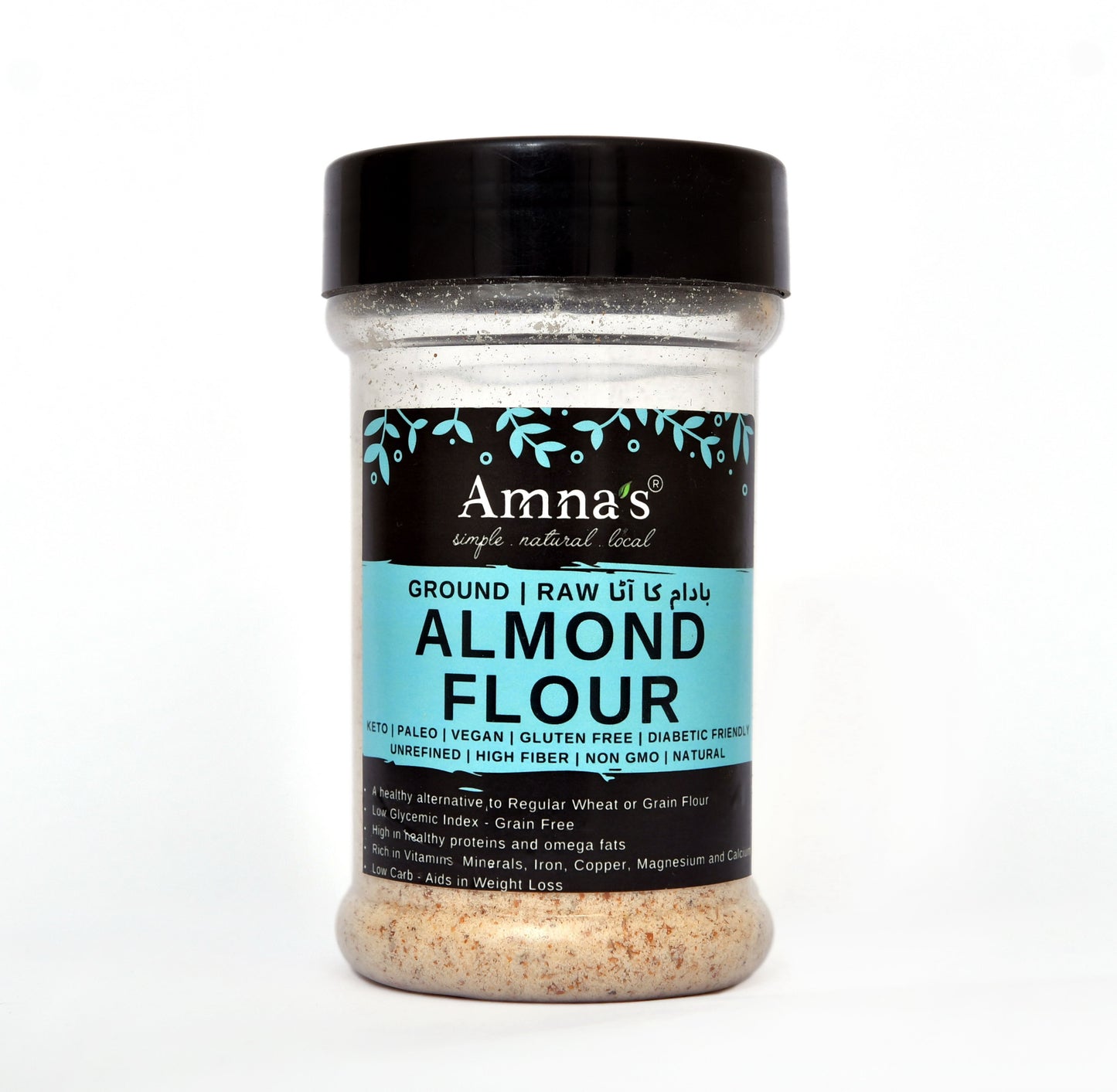 Almond Flour (Almond Meal) | All-Natural | Unblanched - - gluten free foods Pakistan Lahore Islamabad Karachi Amna's Naturals & Organics