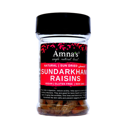 Sundarkhani Raisins کشمش - - gluten free foods Pakistan Lahore Islamabad Karachi Amna's Naturals & Organics