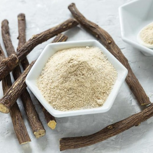 Licorice Root Powder | Mulathi - - gluten free foods Pakistan Lahore Islamabad Karachi Amna's Naturals & Organics