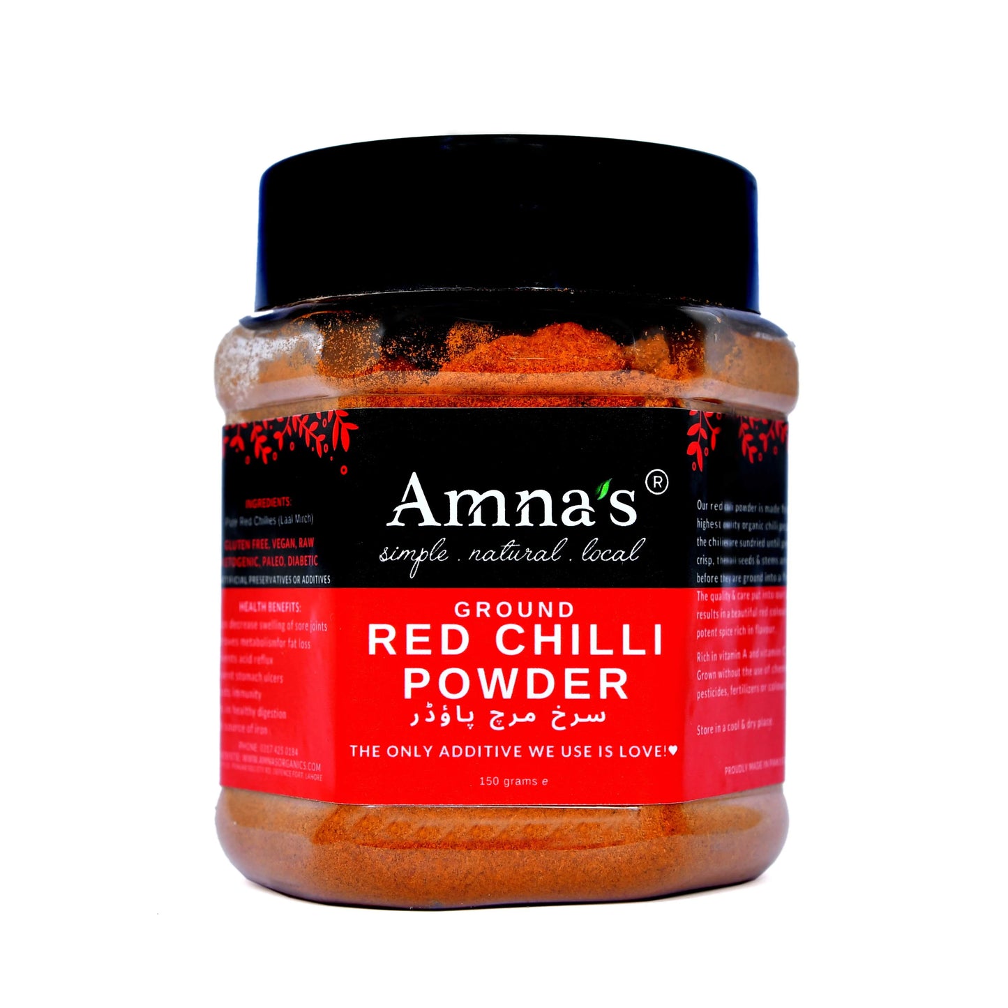 Organic Red Chillies (Lal Mirch) Powder